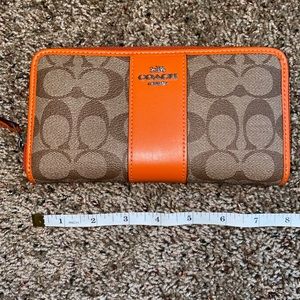 Coach Zip Around Wallet